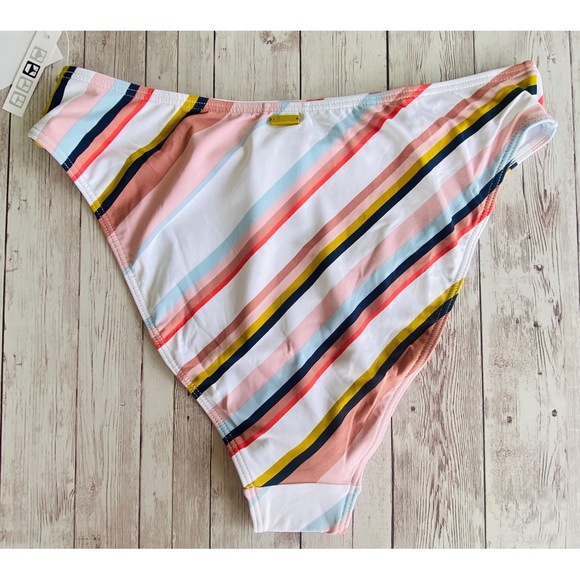 🔆 Roxy PT Beach Classics High Waist High Leg Bikini Bottom - Picture 6 of 10